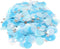 VCOSTORE 5000 Pieces Tissue Paper Confetti Circles, 1 Inch Round Dots for Birthday Wedding Party Decoration, Blue &