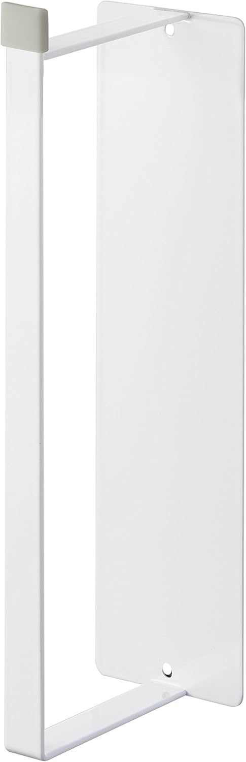 Clothes Magnet Hanger Storage Rack | Small Hanging Organizer, Steel, Laundry, One Size, White