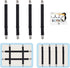 4Pcs Adjustable Bed Sheet Straps Clips, Elastic Mattress Sheet Fasteners Holder for Sofa, Couch, Table Cloth