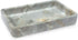 nu steel Stone Hedge Resin Decorative Dish Tray for Bathroom, Kitchen Sink, Marble Design (RES566-3H)
