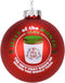 Jelly of The Month Club Red Glass Christmas Ornament by Tree Buddees