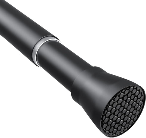 Tension Curtain Rod, Adjustable Spring Curtain Rod, Non Slip for Windows 28 to 48 Inch