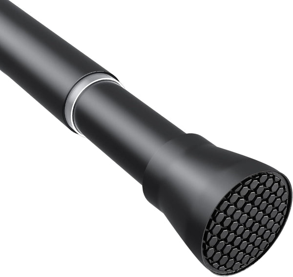 Tension Curtain Rod, Adjustable Spring Curtain Rod, Non Slip for Windows 28 to 48 Inch