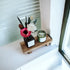 8.66X3.54in Counter Wood Riser for Decor, Wood Pedestal Stand, Small Wooden Riser for Bathroom for Kitchen