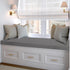Navenwelle 32x12x2 Linen Bench Cushion, Strengthen Breathable Indoor Seat Cushions, High-Density Bench Pad