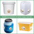 YOLCAR 6 Chicken Feeder No Waste, Ports Automatic Chicken Feeders with Hole Saw, Separate Feeding for Chickens, Poultry