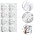 8 Grid Diamond Heart Silicone Cake Mold, 3D Diamond Love Heart Shaped Mould for DIY Cake, Mousse, Dessert