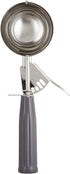 Winco ICD Stainless Steel Ice Cream Disher, Size 8, 4 oz Capacity, Gray, with Spring Release