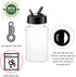 12 Pack 4oz Clear Plastic Spice Jars with Black Lids, Square Seasoning Containers with Chalk Labels, Kitchen Cabinet