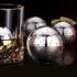 Whiskey Balls Reusable Stainless Steel Metal Ice Sphere Cubes, Beverage Chilling Rocks for Red Wine, Bar Beer, Scotch,