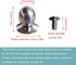2 Pack Glass Teapot Replacement Knob Stovetop Tea Kettle Lid Knobs for Tea Cup Cover Button Olive Shape Handle Top Cap Water Cups Covers Top Bead Accessories Lids with Screw by NentMent