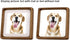 4x4 3x3 4x4,Square Natural Picture Frame Wood with Mat for Pictures or Wall Photo Frames Made of Solid Walnut Wood