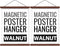 Magnetic Poster Hanger Frame for 16x20 16x24 16x22 Movie Music Posters Wall