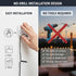 40 Pack Large Outdoor String Light Hooks - Reusable & Waterproof Adhesive Clips for Patio & Garden - Damage-Free, Clear