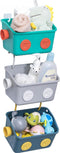 Bath Toy Storage Organizer Basket, 3 Layers Colorful Robot Modeling Wall Mounted