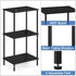 3 31.6" ETELI Tier Tall End Table Height Telephone Table Tall Side Table with Storage Small Sofa Entryway Table Night