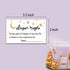Giftideaworkshop 50 Pcs Diaper Raffle Tickets for Girl or Boy Baby Shower Invitations, Baby Shower Game