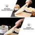 Hemoton Wood Tortilla Press, Dough Dumpling Skin Maker for Chapati, Roti, Taco, Kitchen Gadget Accessories, Beige