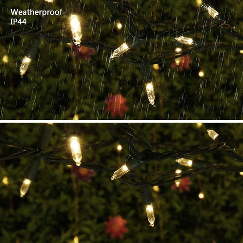 33ft 100 Brizled Mini Christmas Lights, LED Christmas String Lights Connectable, UL Certified Energy Saving Xmas Tree