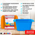 Rapid Mac Cooker | Microwave Macaroni & Cheese in 5 Minutes | Dishwasher-Safe, BPA-Free (Blue & Orange, 2-Pack)