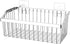 Kitchen Storage Metal Wire Fruit Basket - SUS304 Stainless Steel Organizer Bin for Bathroom, Silver