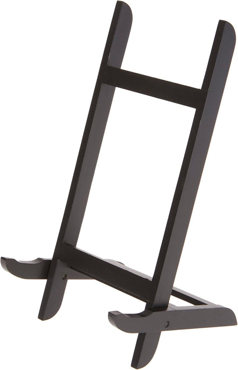 Bard's Folding Black Wood Easel Stand, 9.5" H x 5" W x 5" D