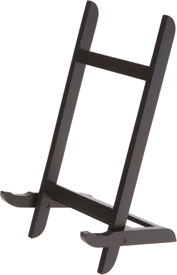 Bard's Folding Black Wood Easel Stand, 9.5" H x 5" W x 5" D