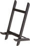 Bard's Folding Black Wood Easel Stand, 9.5" H x 5" W x 5" D