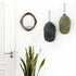 Mkono Hat Organizer for Baseball Caps, Set of 2 Wall Rack, Space Saving Holds 40 Caps, Black