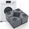 SEISSO Anti Vibration Pads, Noise Cancelling Rubber Feet Mat for Washing Machine, Stabilizer Prevents Walking