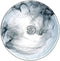 Mine Black Decorative Plate, 7.9" Diameter