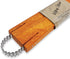 WitnyStore 6¾" Long Wooden Handle Coconut Grater - Vintage Thai Style Kitchen Tool - Portable Stainless Steel Shredder