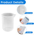 GAQWOK 4PCS Silicone Laundry Detergent Cup Holder - Liquid Laundry Detergent Dispenser Cups Reusable, Flexible Washable