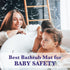 16 28 Epica Non Slip Bathtub Mat | Real Rubber Bath Mat for Tub, Shower, Baby Safety, Kids, Pet Dog, Soft No-Slip