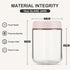 16oz 8 SHOWIN Overnight Oats Containers with Lids, Glass Jars with Lids pcs, Wide Mouth Mason jars for Salad, Yogurt