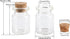 24pcs Mini Glass Bottles with Cork Stoppers 5ml DIY Art Crafts Storage Container,Tiny Glass Vials Cork for Wedding Decoration,Small Glass Corks Jars Party Favor