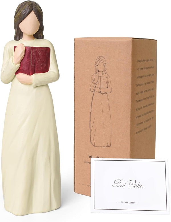 Book Lovers Gifts Bookshelf Decor Aesthetic Reading Decor Figurines, Bookish Gifts for