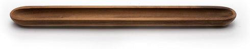 Ironwood Gourmet Olive Canoe, 1 x 1.75 x 16 inches, Brown