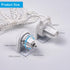 Upgrade 28mm Roller Blind Brackets, Heavy Duty Fittings Spare Kit with Blind Chain, White
