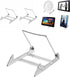 MADE IN USA 2-pack Adjustable Acrylic Easels for Displaying Plates, Art, Pictures, Unique on the Market