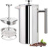 Stainless Steel French Press Coffee Maker, 800ml Easy Clean Tea Pot with Filter - axGear