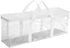 Fasmov White DVD Storage Bags, Hold up to 160 DVDs (40 Each Bag), Set of 4