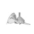 Fox Run Set of 2 Mini Metal Kitchen Funnels, 4" Stainless Steel.
