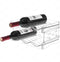 Stackable Wine Racks Countertop, Wine Bottle Holder for Cabinet & Fridge, Plastic Organizer Holds 6 Bottles