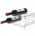 Stackable Wine Racks Countertop, Wine Bottle Holder for Cabinet & Fridge, Plastic Organizer Holds 6 Bottles
