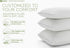 Set 2 Nappler Cooling Pillow for hot Sleepers - Bed Pillows Queen Size Premium of - Adjustable Shredded Memory Foam