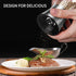 Mincham 6OZ Manual Salt or Pepper Grinder for Professional Chef, Best Spice Mill with Stainless Steel Cap, Ceramic