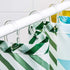 Qulable 24 pcs Shower Curtain Rings, Plastic C-Shaped Hooks for Bathroom Shower Window Rod