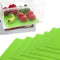 6 Pack Dualplex Refrigerator Liners Washable | 13"x10.5" Reusable Shelf Mats | Sponge Keeps Produce Fresh Longer