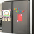 Whaline 12Pcs Pink Smile Face Resin Refrigerator Magnets, Cute Preppy Decorative Fridge Magnetic Stickers for Kitchen